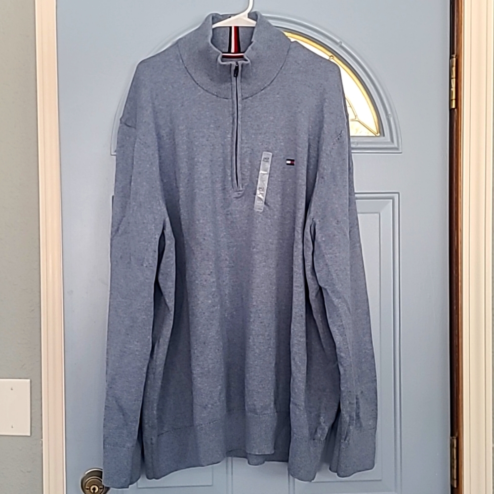 NWT Tommy Hilfiger 3XLT Men's 1/4 zip pullover